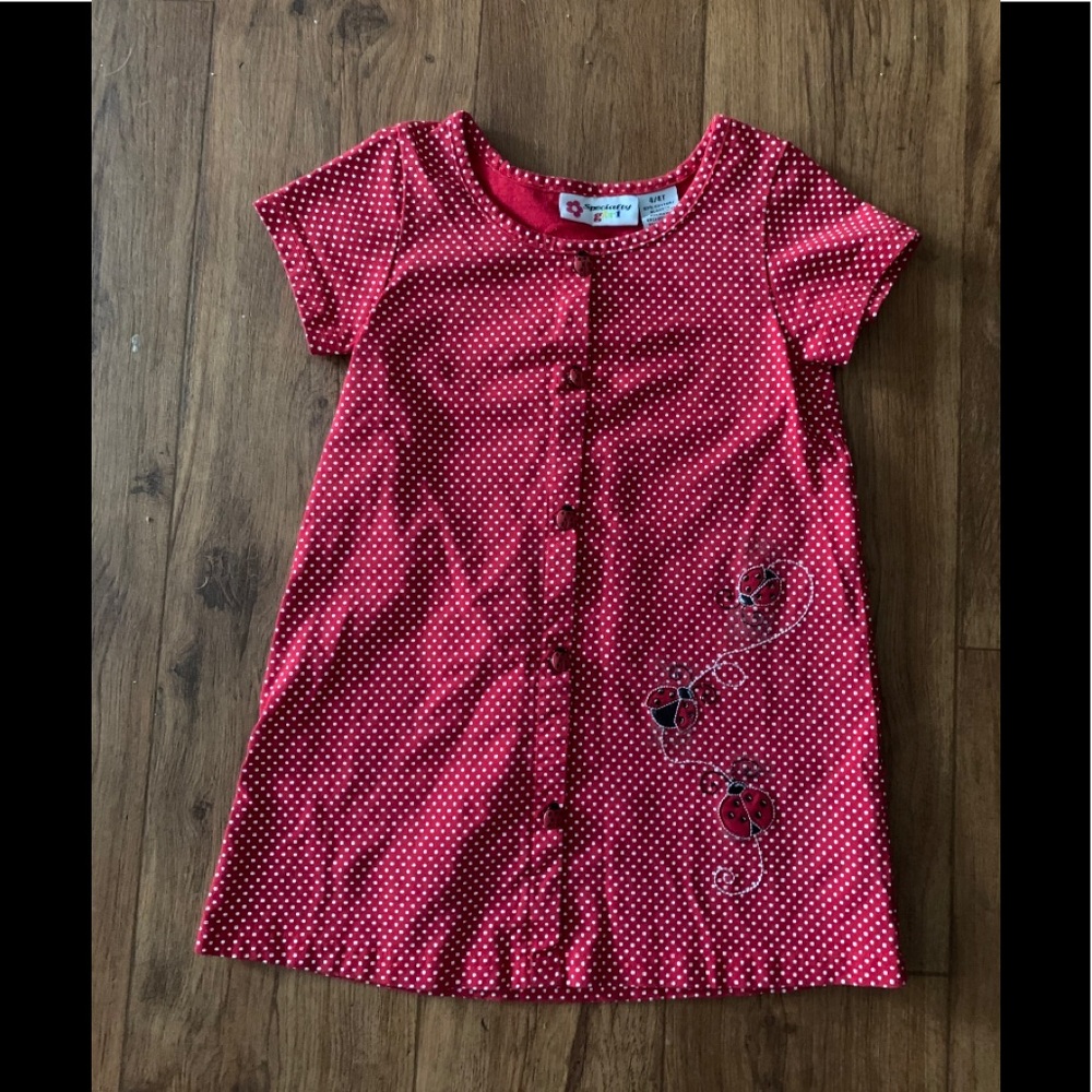 Specialty girl ladybug dress